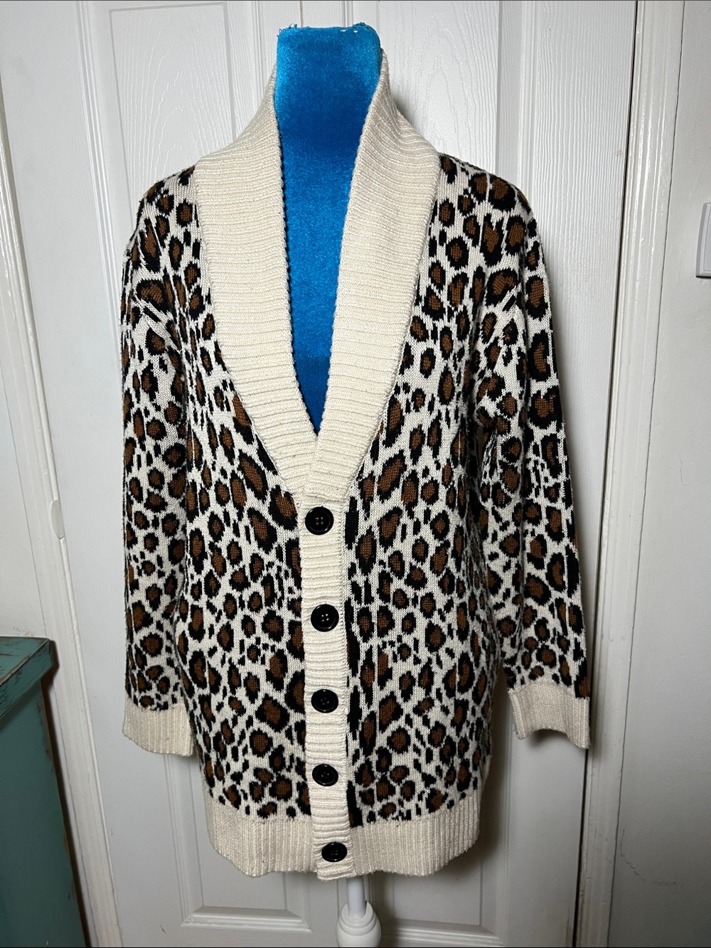 Mara Hoffman Leopard Cardigan Women’s Small